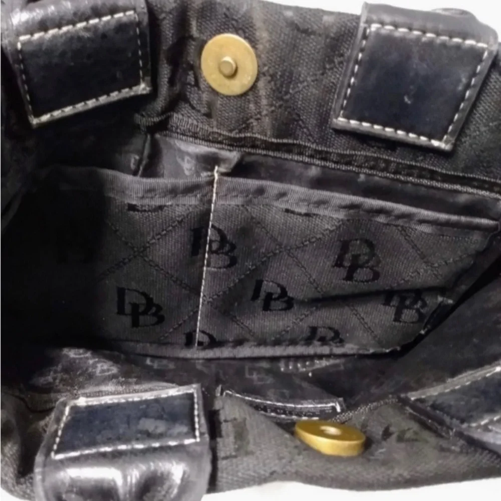 Dooney & Bourke Black Canvas Satchel